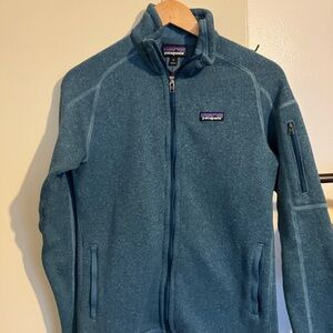 Patagonia Teal Full-Zip Fleece Jacket